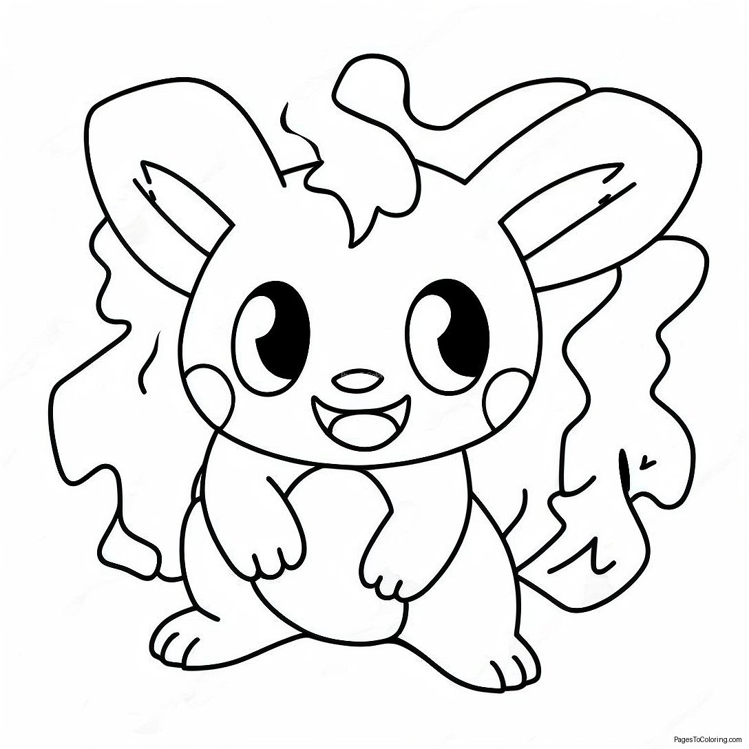 Electric Type Pokemon Coloring Page 60012 48301