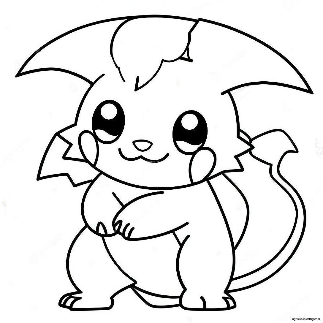Electric Type Pokemon Coloring Page 60012 48304