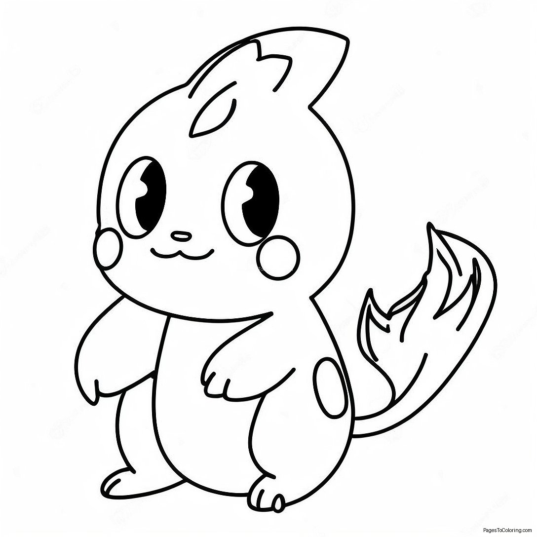 Fire Type Pokemon Coloring Page 39412 31653