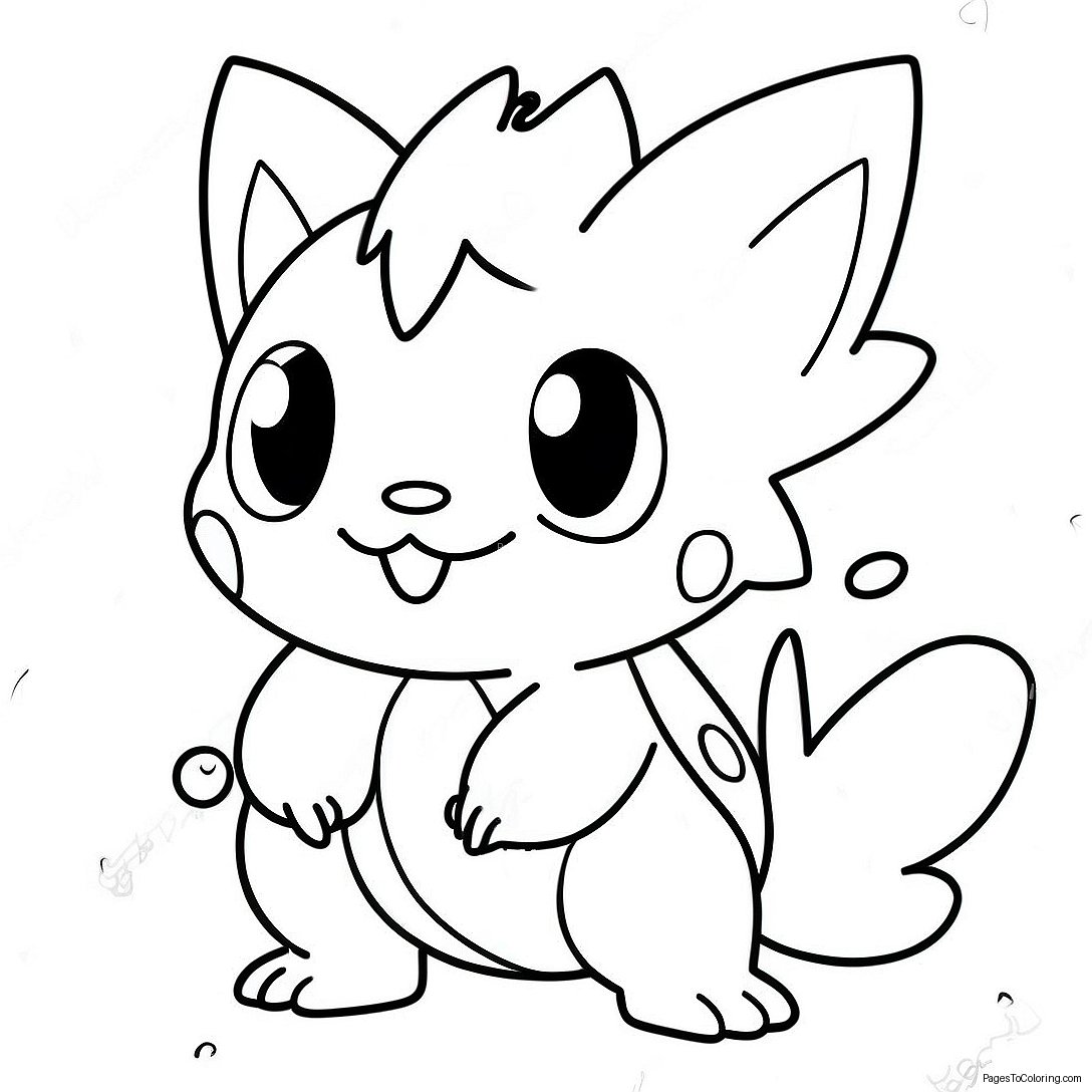 Fire Type Pokemon Coloring Page 39412 31656