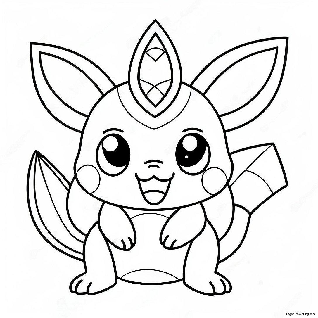 Gothic Dark Type Pokemon Coloring Page 68213 54820