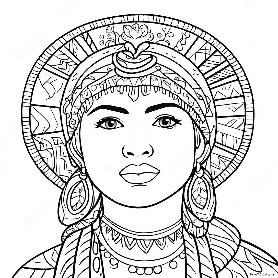 Hispanic Heritage Coloring Page 991 790