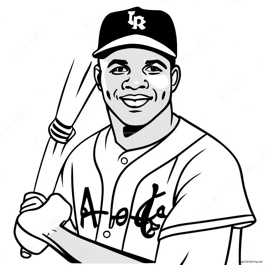 Jackie Robinson Coloring Page (36092-29028)