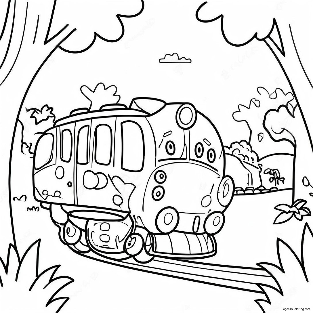 Jungle Junction Coloring Page 62012 49874 