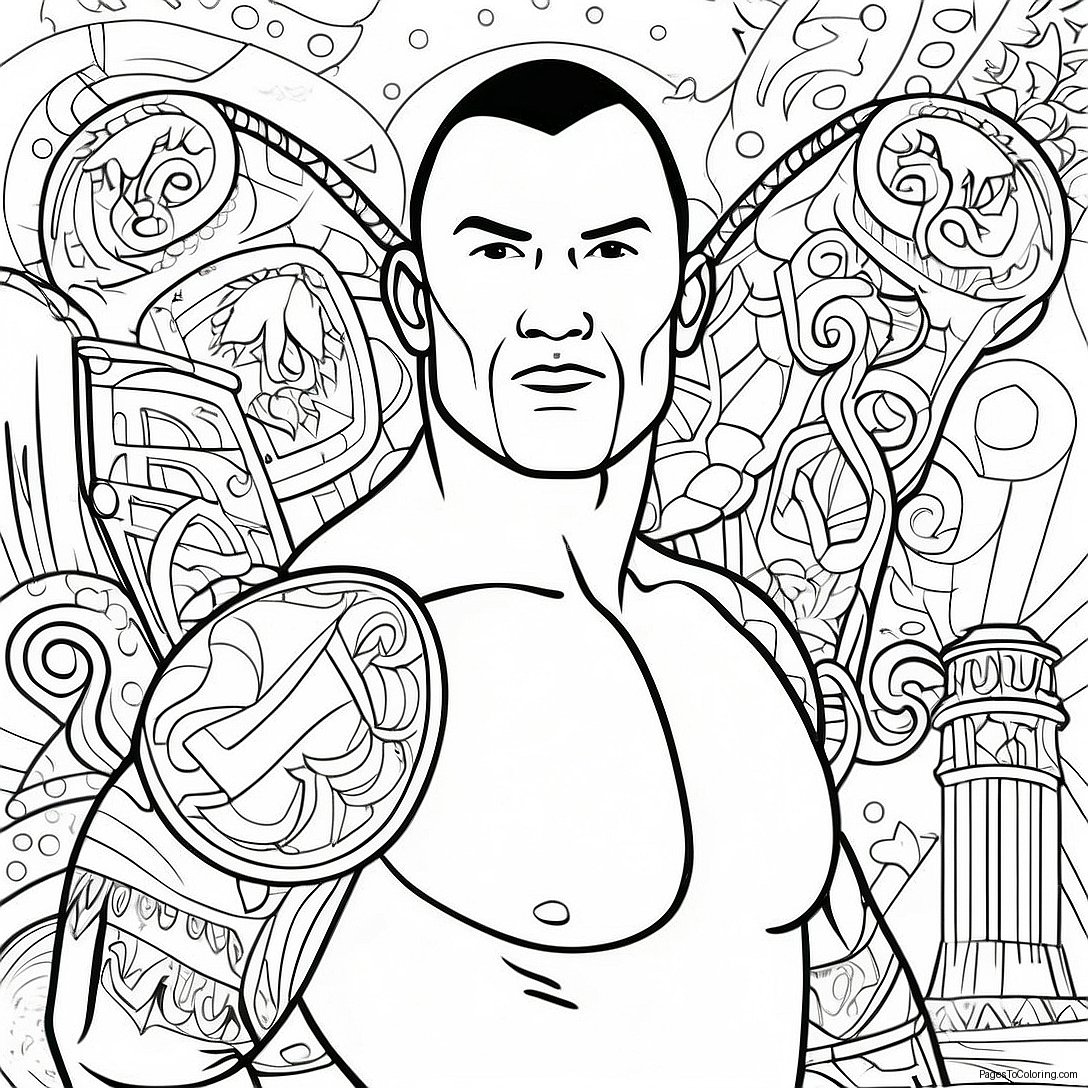 Randy Orton Coloring Pages Randy Orton Coloring Pages