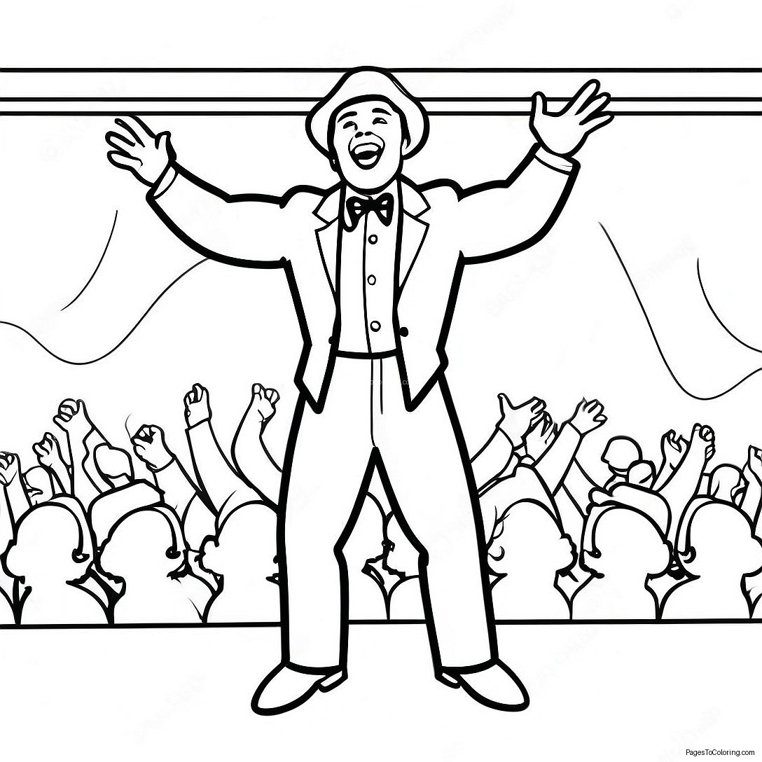 Rod Wave Performing On Stage Coloring Page 15052 12321