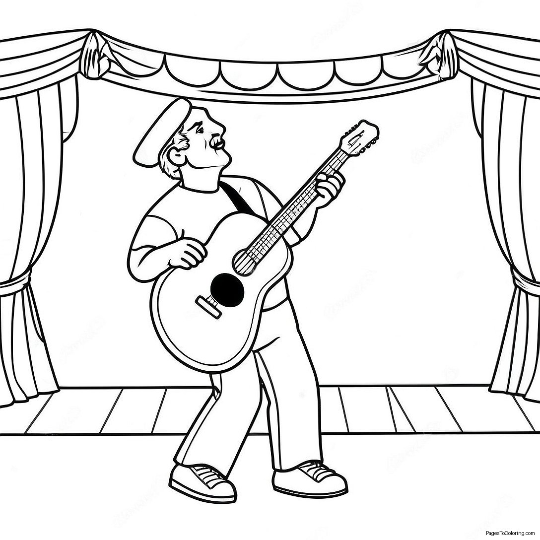 Rod Wave Performing On Stage Coloring Page 15052 12322