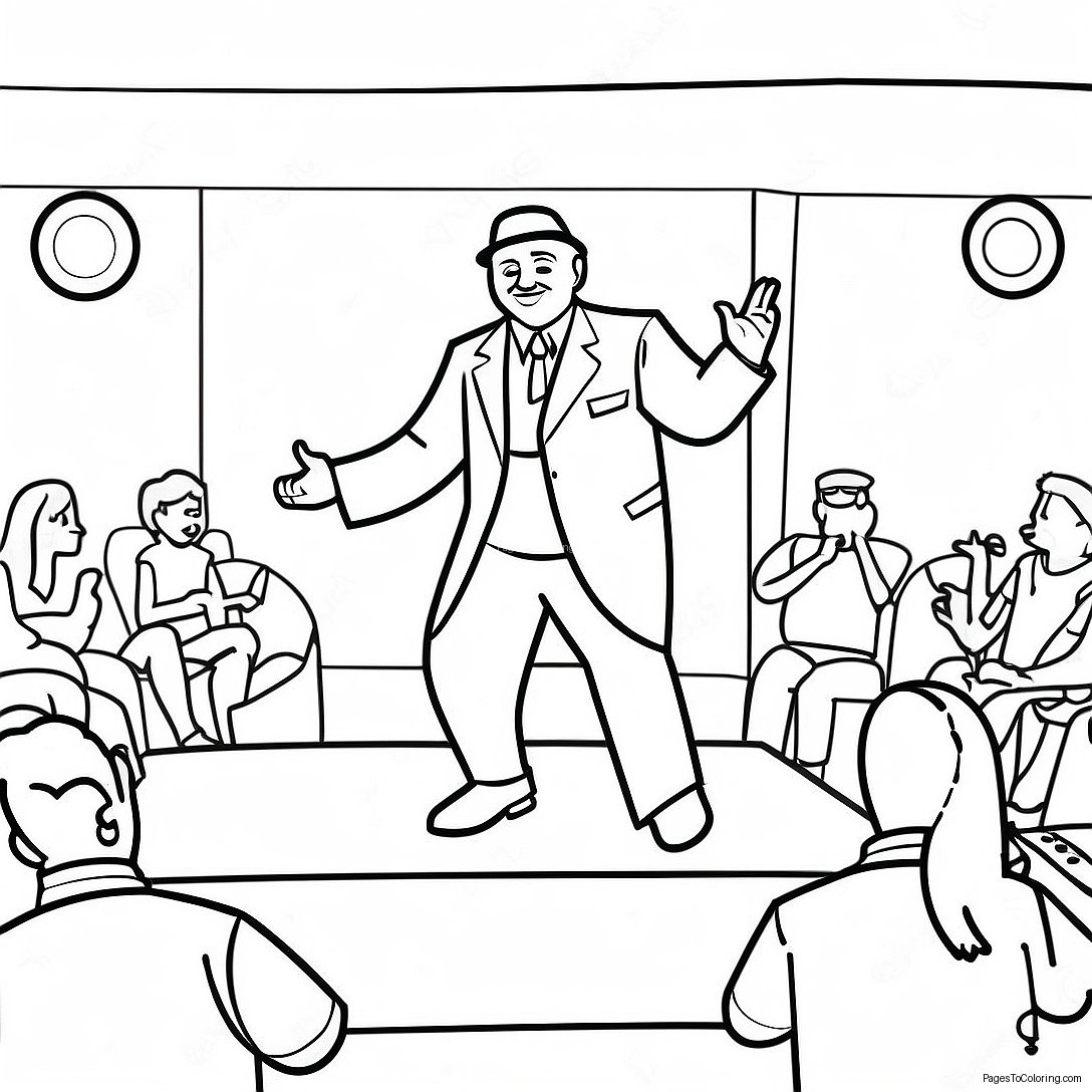 Rod Wave Performing On Stage Coloring Page 15052 12324
