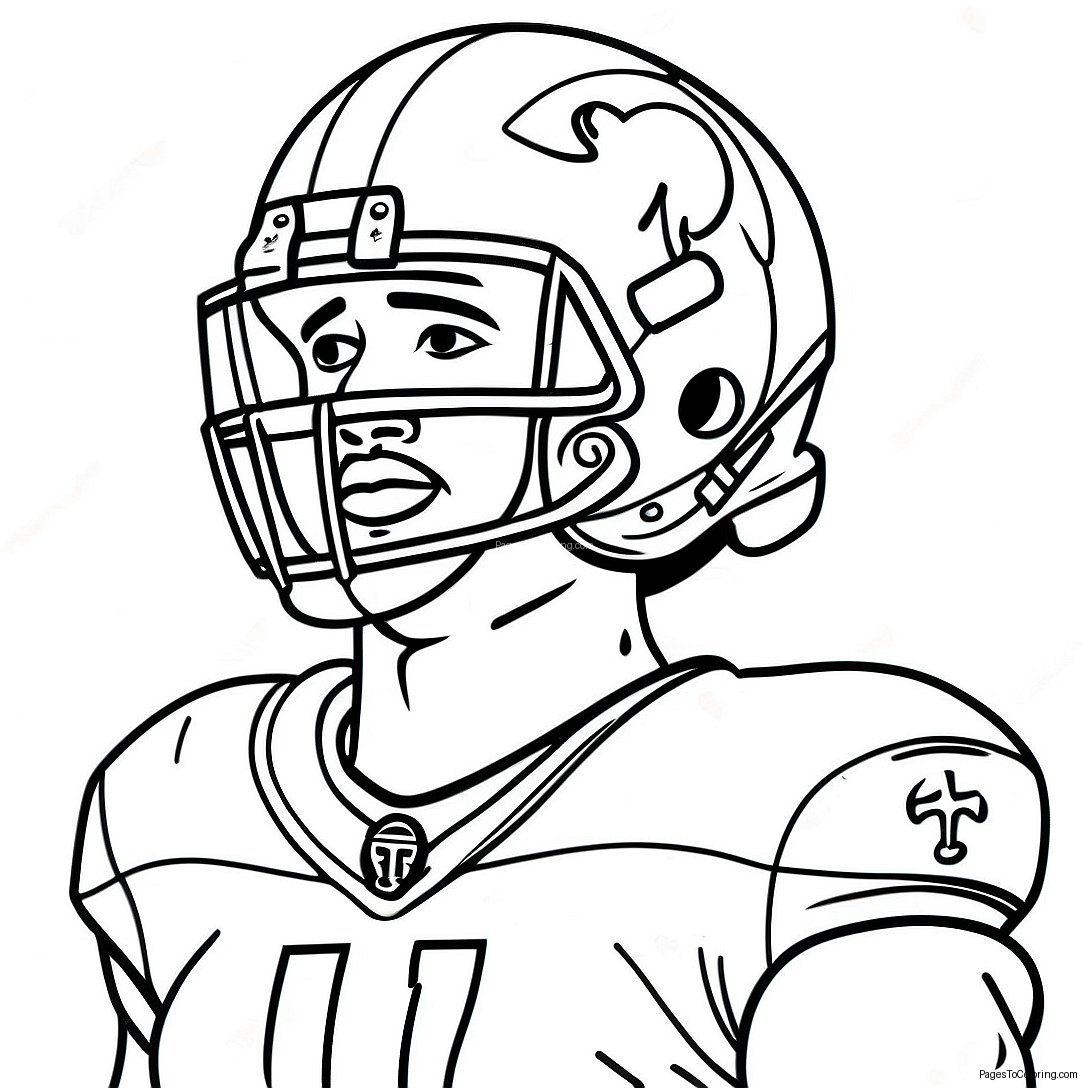 Tua Tagovailoa Coloring Page 45312 36321