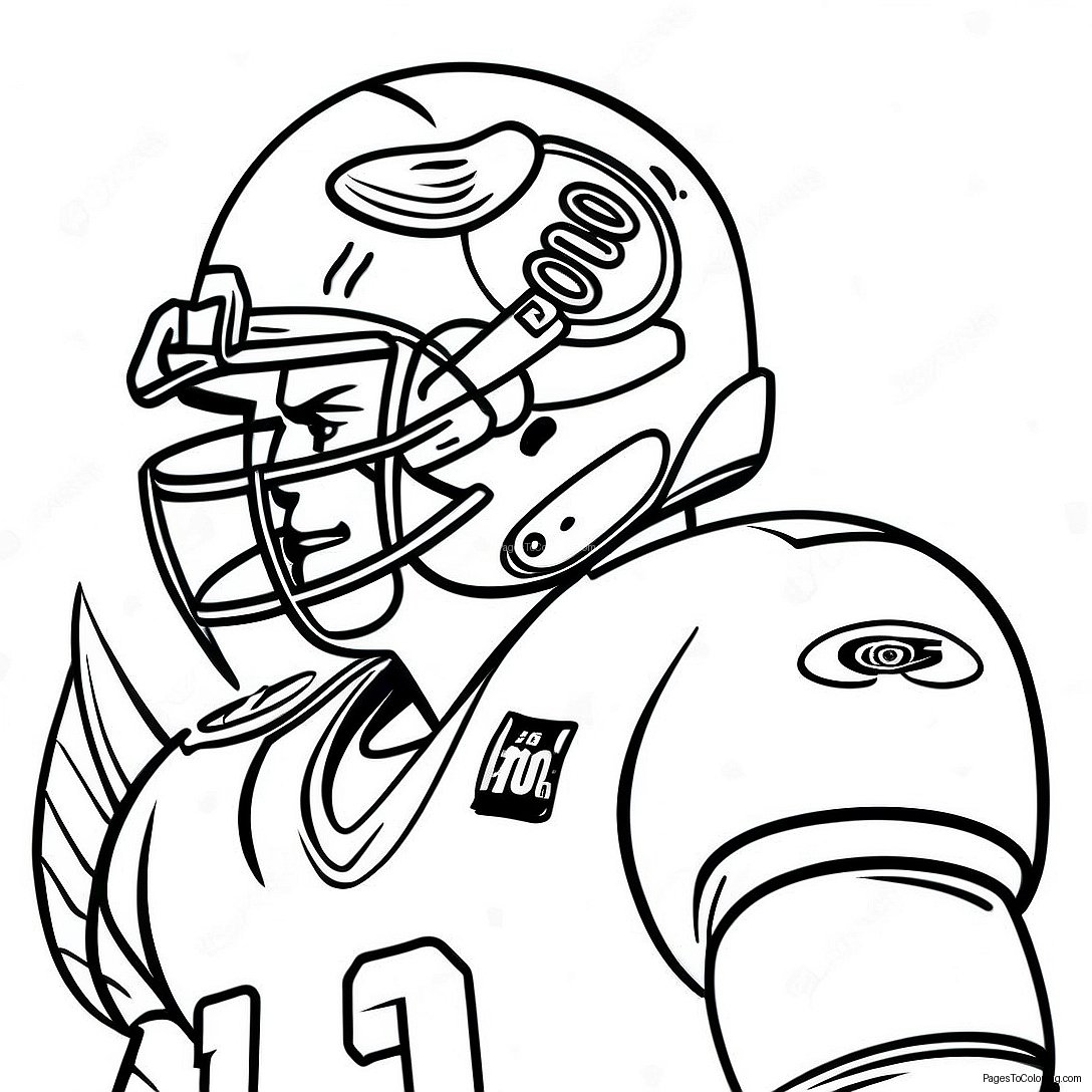 Tua Tagovailoa Coloring Page 45312 36322