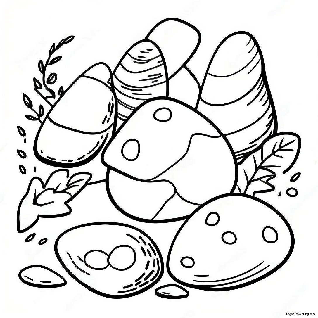 Types Of Rocks Coloring Page 22563 18287