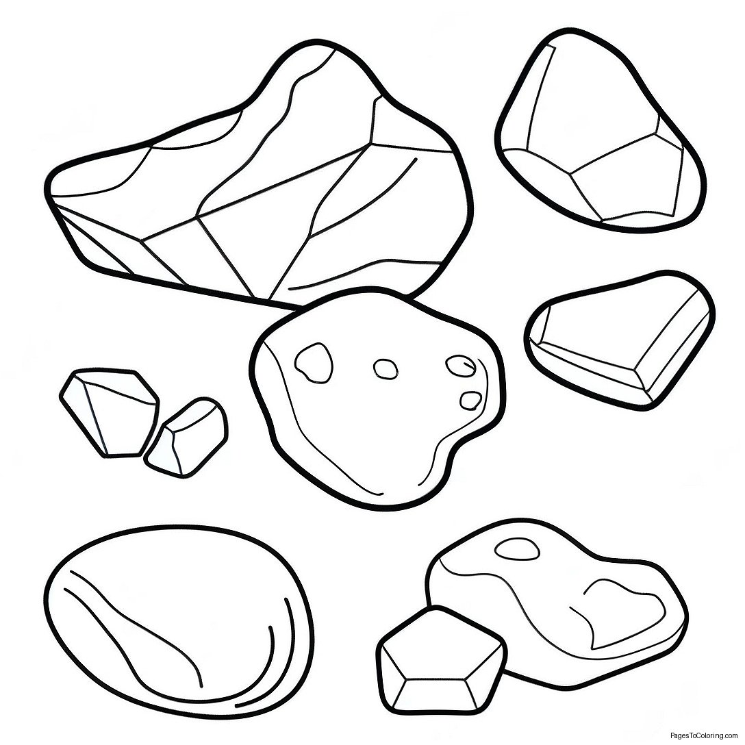 Types Of Rocks Coloring Page 22563 18288
