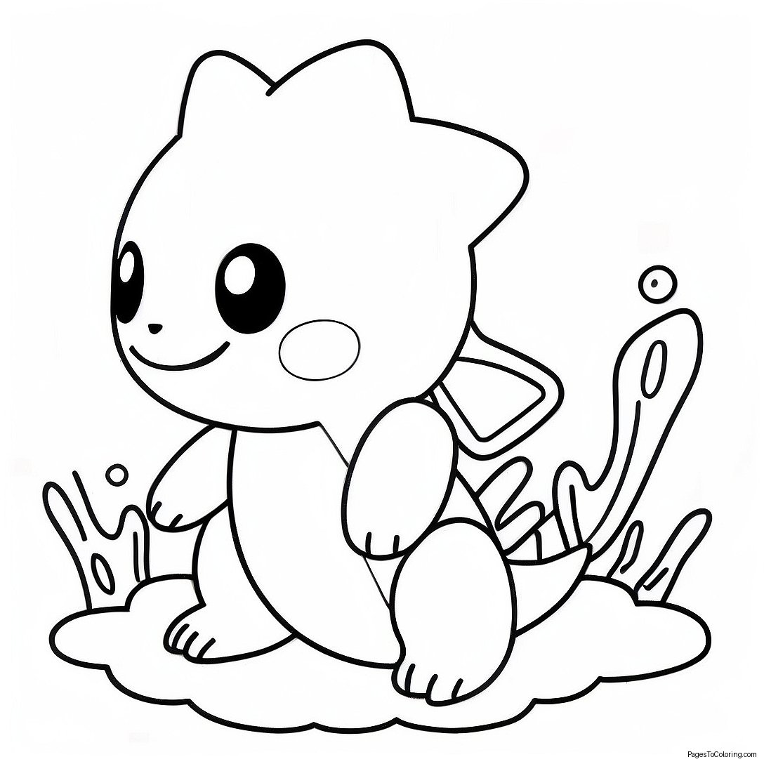 Water Type Pokemon Coloring Page 19663 15986