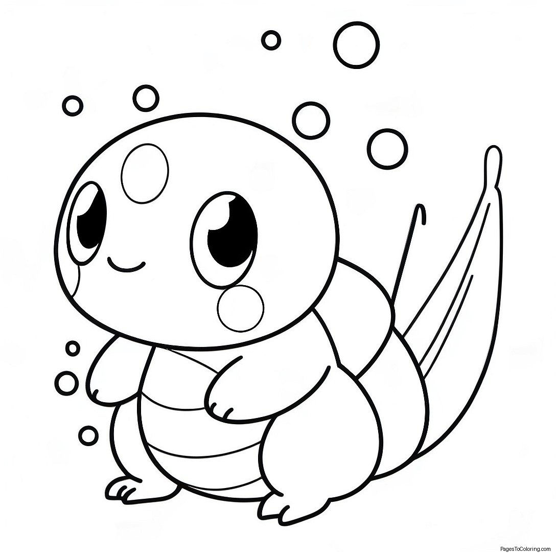 Water Type Pokemon Coloring Page 19663 15988
