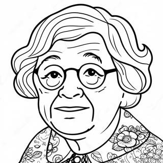 Grandma Coloring Page 10001-8316