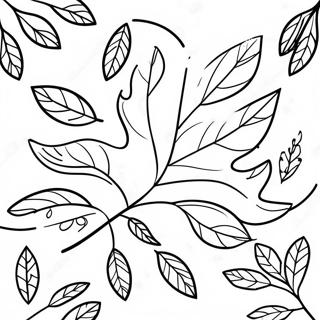 Fall Leaf Coloring Pages