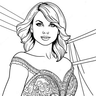 Taylor Swift 1989 Coloring Pages