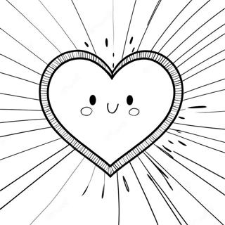 Broken Heart With Band Aid Coloring Page 10031-8340