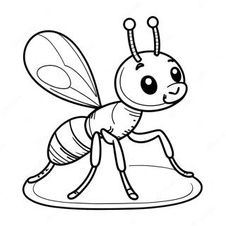 Ant Coloring Pages