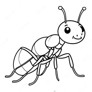 Ant Coloring Page 10041-8346