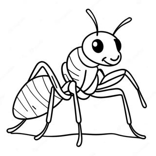 Ant Coloring Page 10041-8347