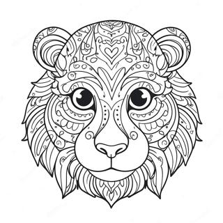 Thick Line Coloring Pages