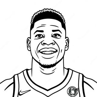 Giannis Antetokounmpo Coloring Page 10091-8387