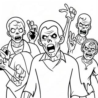 Zombies 3 Movie Poster Coloring Page 10101-8411