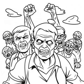 Zombies 3 Movie Poster Coloring Page 10101-8412