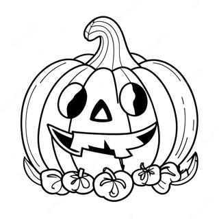 Jack O Lantern Coloring Page 10111-8398