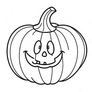 Smiling Jack O Lantern Coloring Page 10112-8401