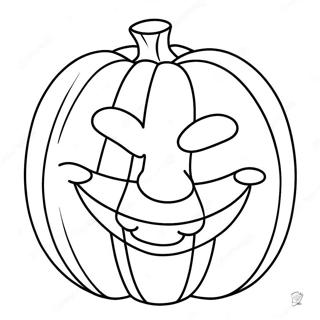 Smiling Jack O Lantern Coloring Page 10112-8402