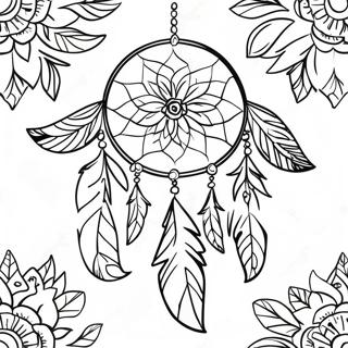 Dream Catcher Coloring Pages