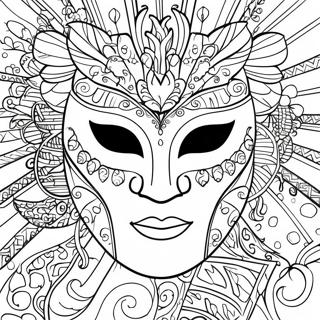 Mask Coloring Pages