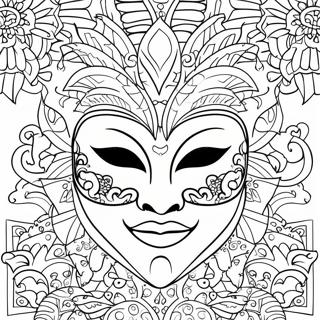 Mask Coloring Page 10121-8408