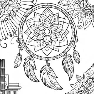 Dream Catcher Coloring Pages