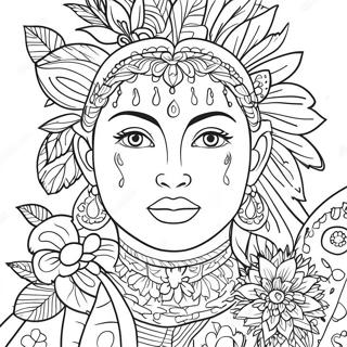 Mindful Breathing Coloring Page 10132-8423