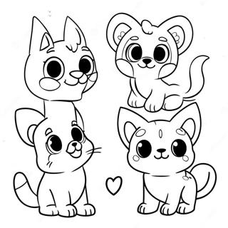 Cute Adopt Me Pets Coloring Page 10152-8437