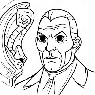 Creepy Villain Coloring Page 10162-8445