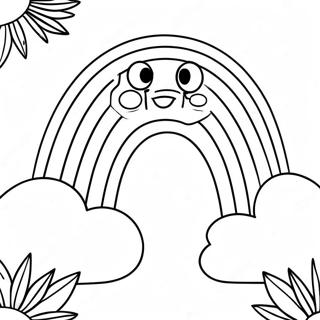 Rainbow Coloring Page 101-80