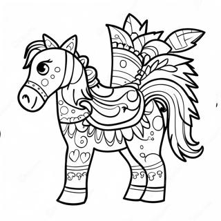 Colorful Pinata Coloring Page 10212-8485