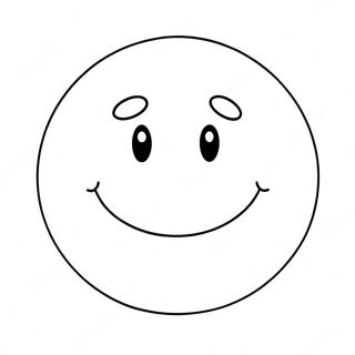 Smiley Face Coloring Pages