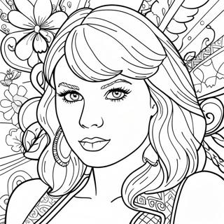 Reputation Taylor Swift Coloring Page 10231-8498