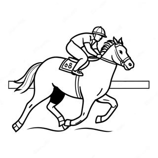 Kentucky Derby Coloring Pages