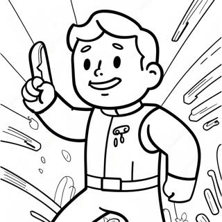 Fallout Vault Boy Coloring Page 10291-8552