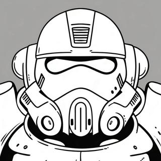 Fallout Power Armor Coloring Page 10292-8547