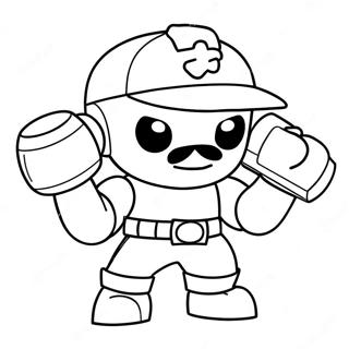 Brawl Stars Coloring Page 1031-820