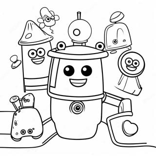 Colorful Storybots Adventure Coloring Page 10322-8573