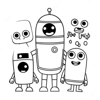 Colorful Storybots Adventure Coloring Page 10322-8576