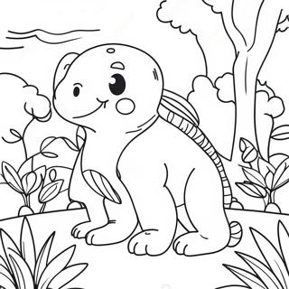 Colorful Garten Of Banban 5 Characters Coloring Page 10332-8584